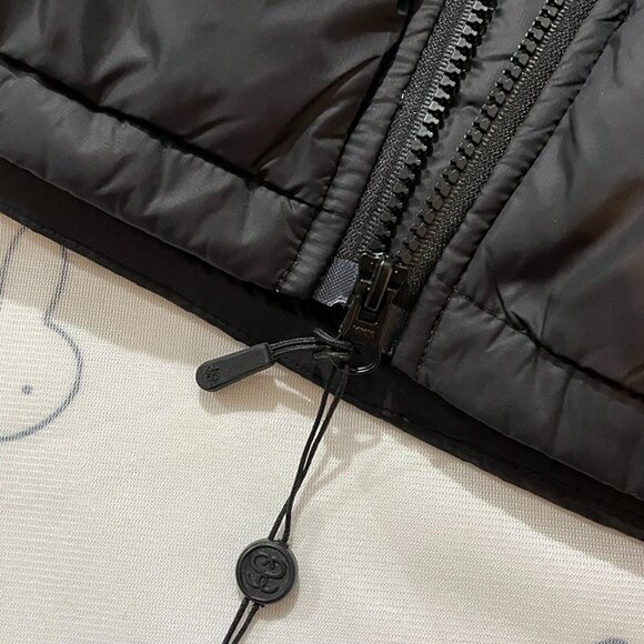 Stussy zip-up hooded cropped down jacket - Picture 5 of 8